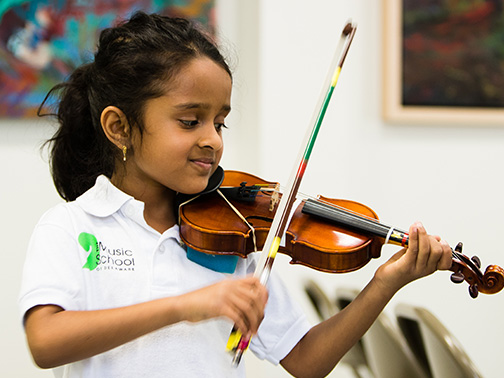 A Suzuki Academy student in Milford